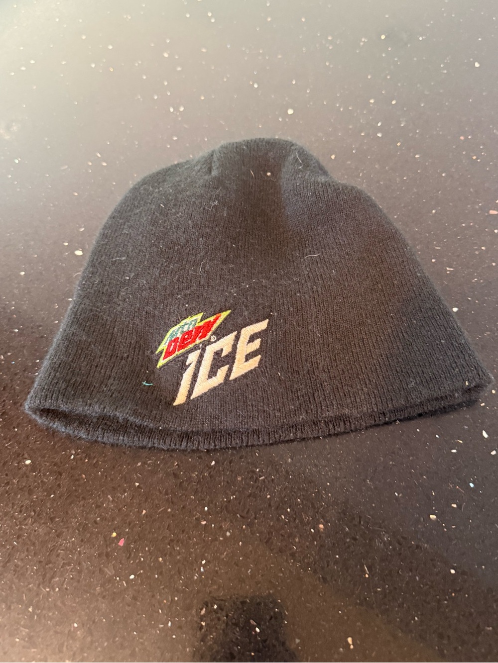 Mountain Dew Ice Black Knit Beanie